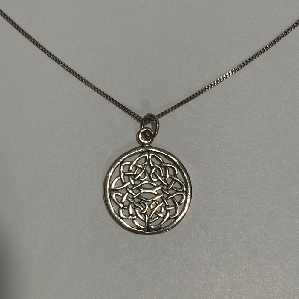 Sterling Silver Necklace with Pendant